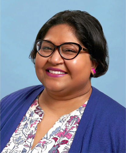 Portrait images of Janice Pinto