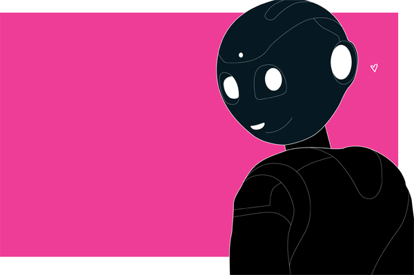 Illustration of a robot