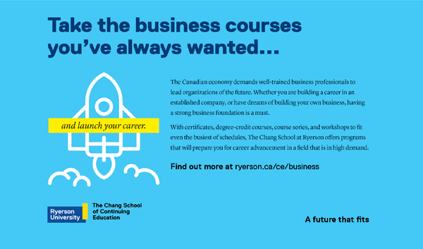 Take the business courses you
