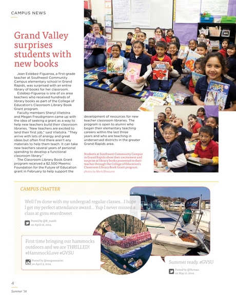 Grand Valley Magazine Summer 2014