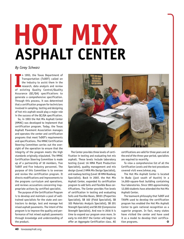 Texas Asphalt Fall 2016