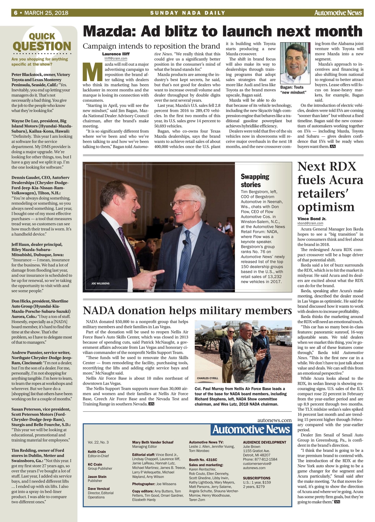 Automotive News Nada Show Daily 2018 Day 3