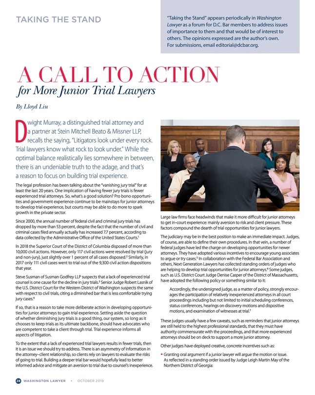 Washington Lawyer April May 2018