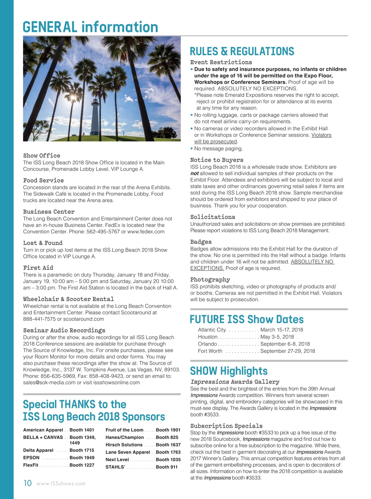Iss Long Beach 2018 Show Directory