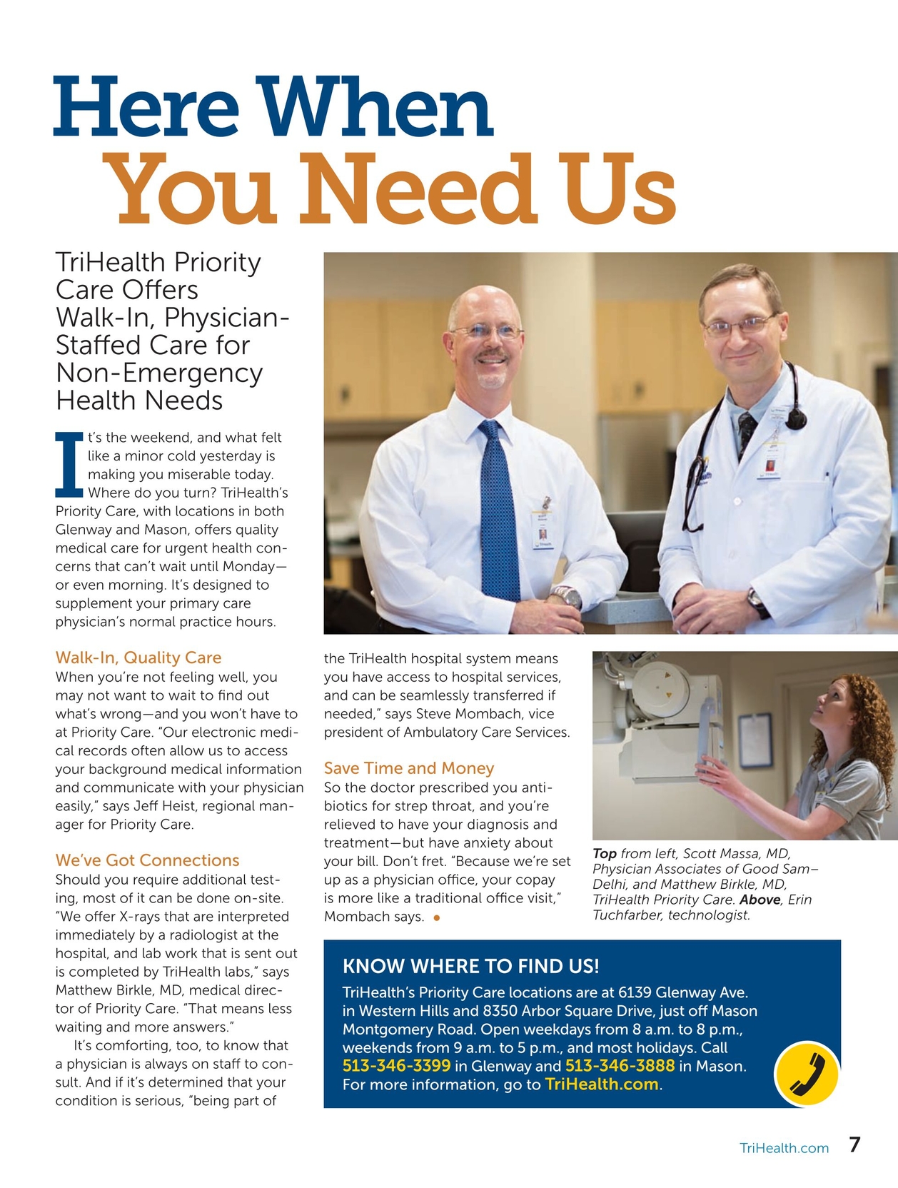 Trihealth Urgent Care Near Me acne symptoms