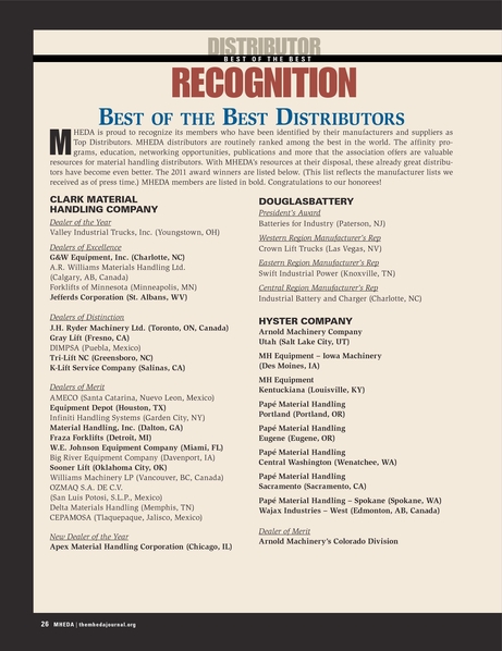 the mheda journal third quarter 2012 mh equipment company