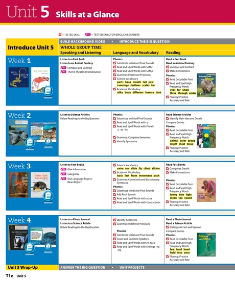 Reach For Reading Units 5 6 Grade 1