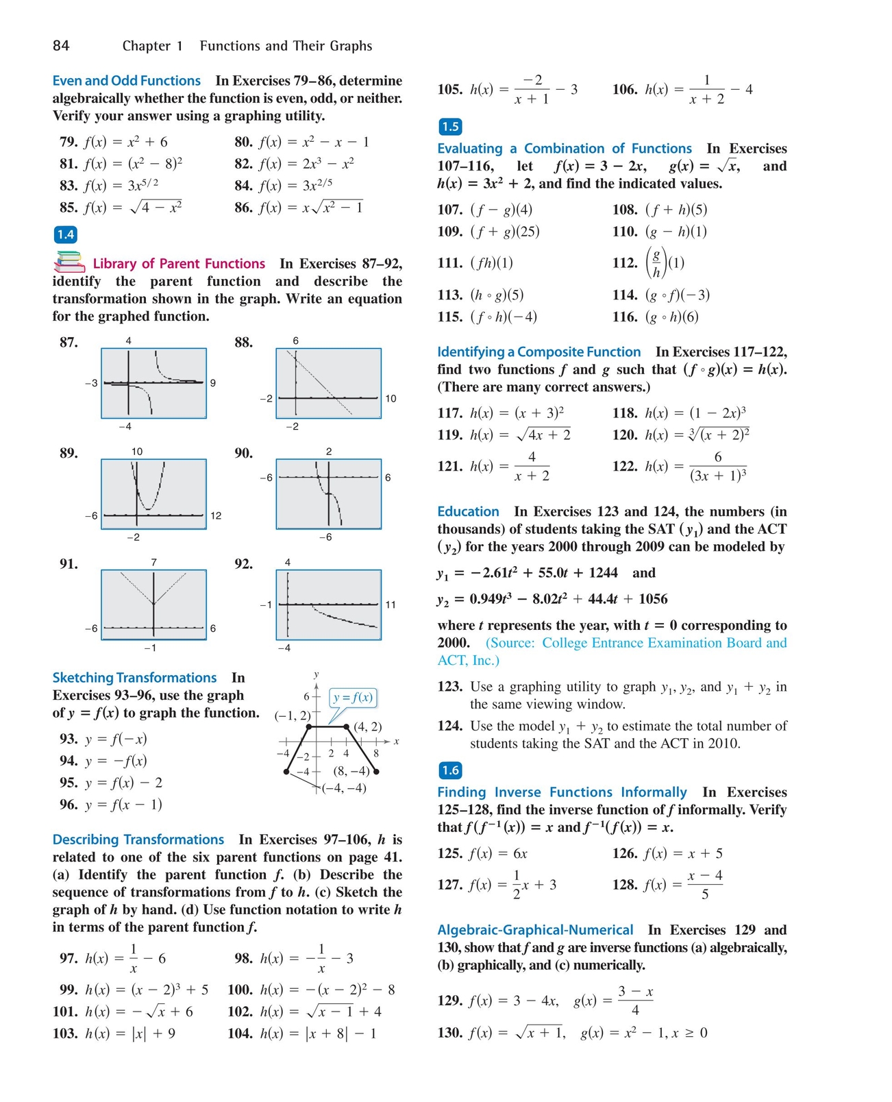 Precalculus With Limits A Graphing Approach 3rd Edition Pdf