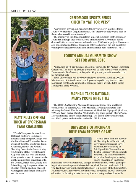 shooting sports usa september 2009 4 5 midwayusa flyer
