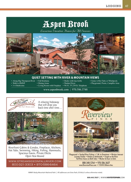 Estes Park 2012 Official Visitor Guide