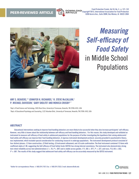 Food Protection Trends May June 2013