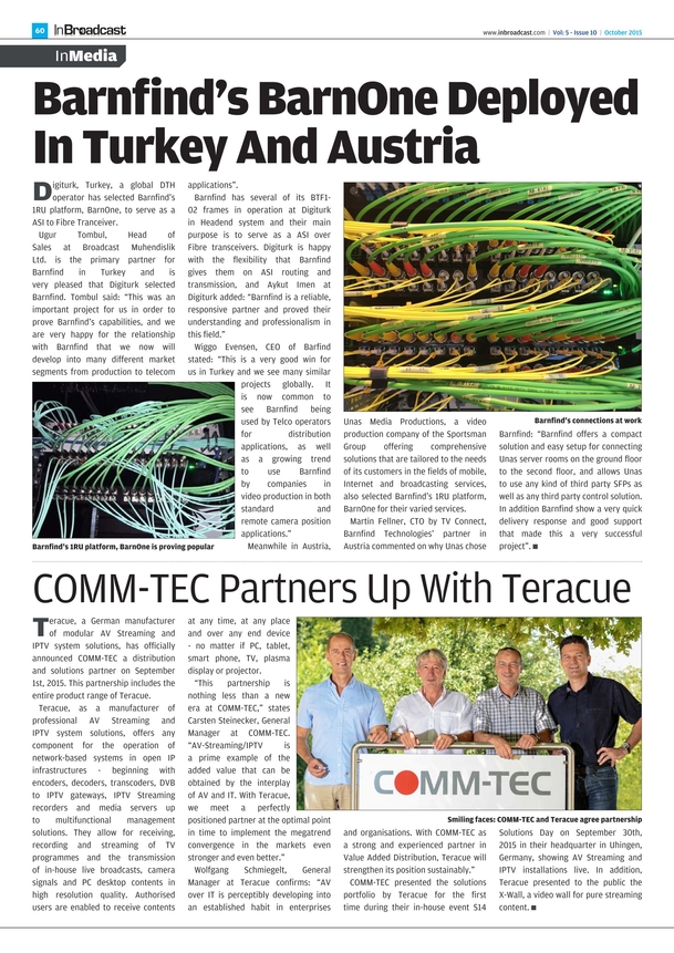 In Broadcast October 2015