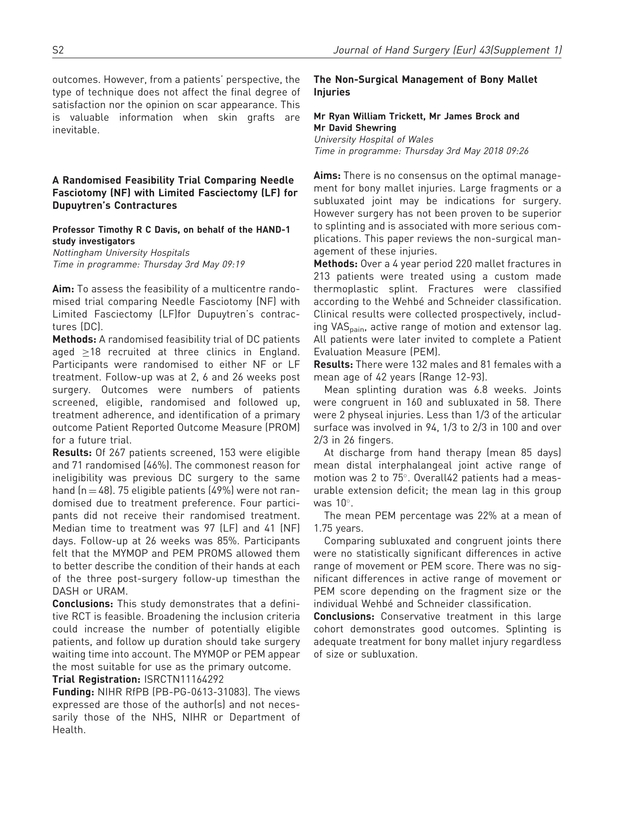 The Journal Of Hand Surgery European Volume April 2018