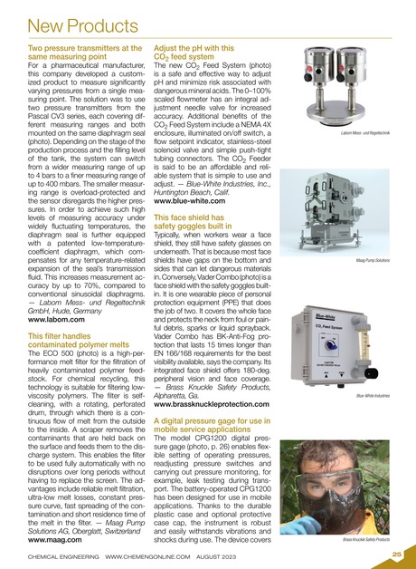 Chemical Engineering August 2023 25