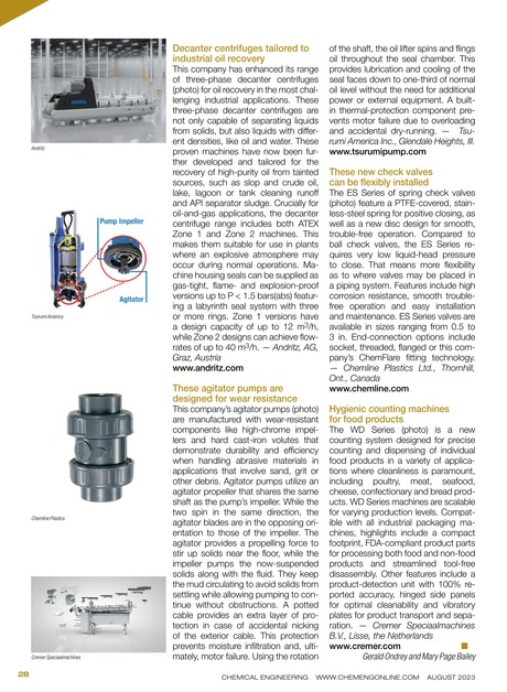 Chemical Engineering August 2023 28