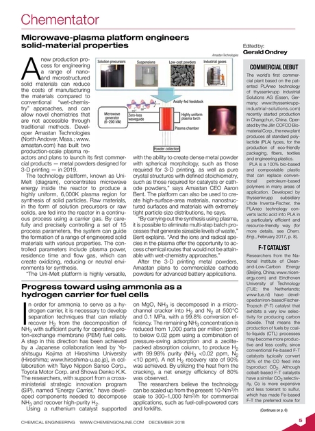 Chemical Engineering December 2018 5