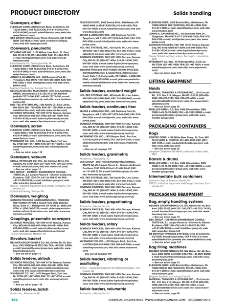 Chemical Engineering December 2018 102
