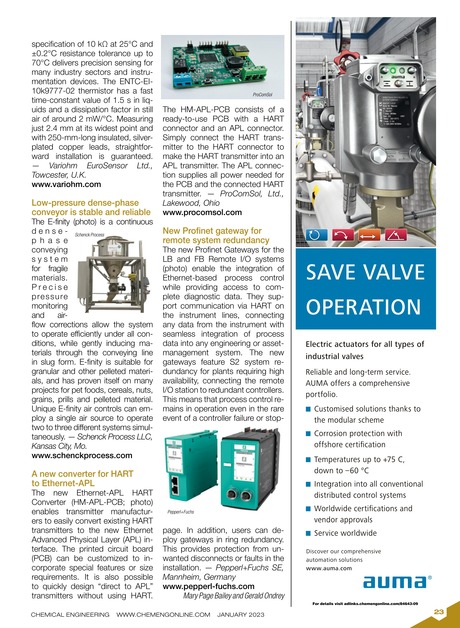 Chemical Engineering January 2023 23