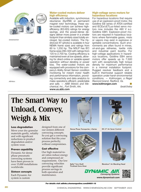 Chemical Engineering September 2023 20