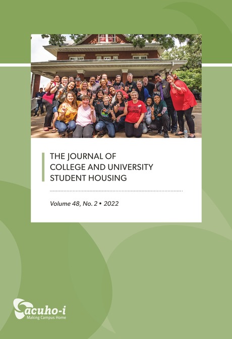 Journal Of College University Student Housing Volume 48 No 2