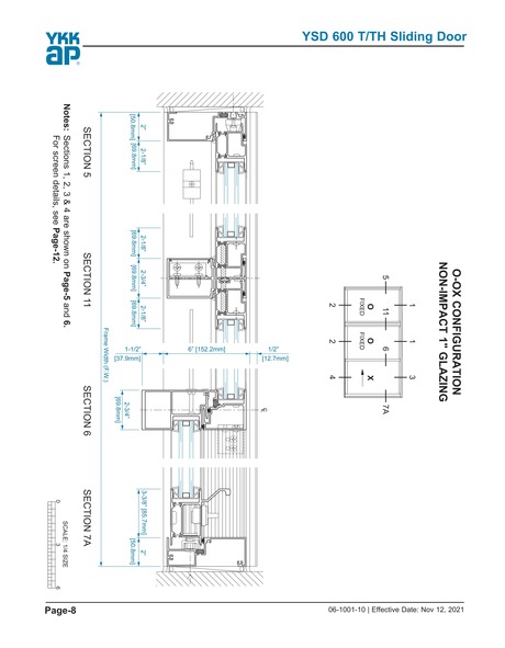 YKK Design Manual - YSD600-8