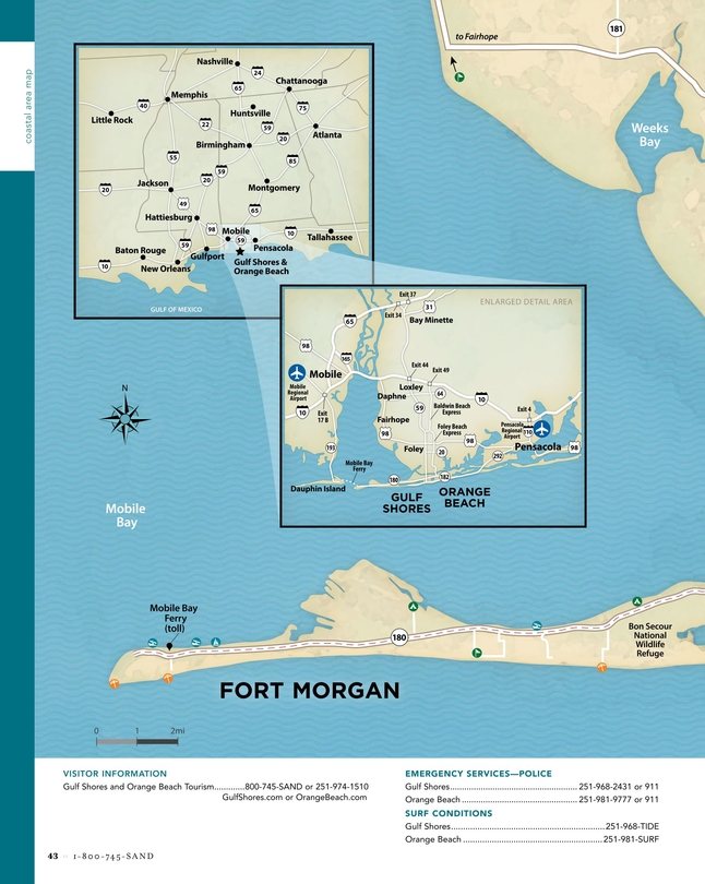 Gulf Ss Orange Beach 2018 Official Vacation Guide 49 51