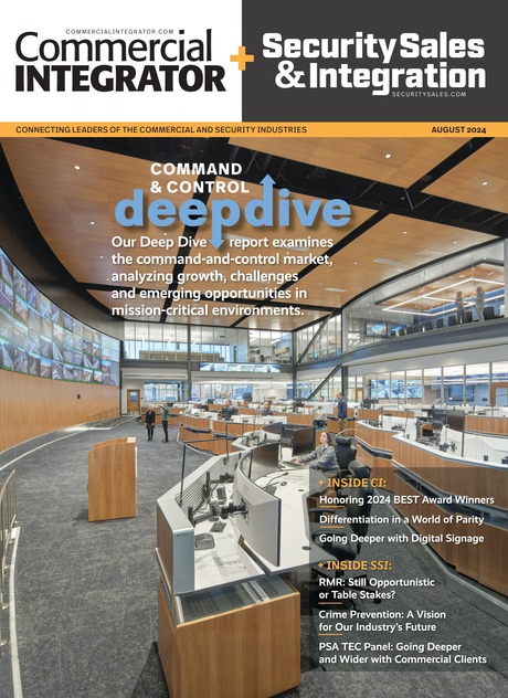 Commercial Integrator Security Sales August 2024