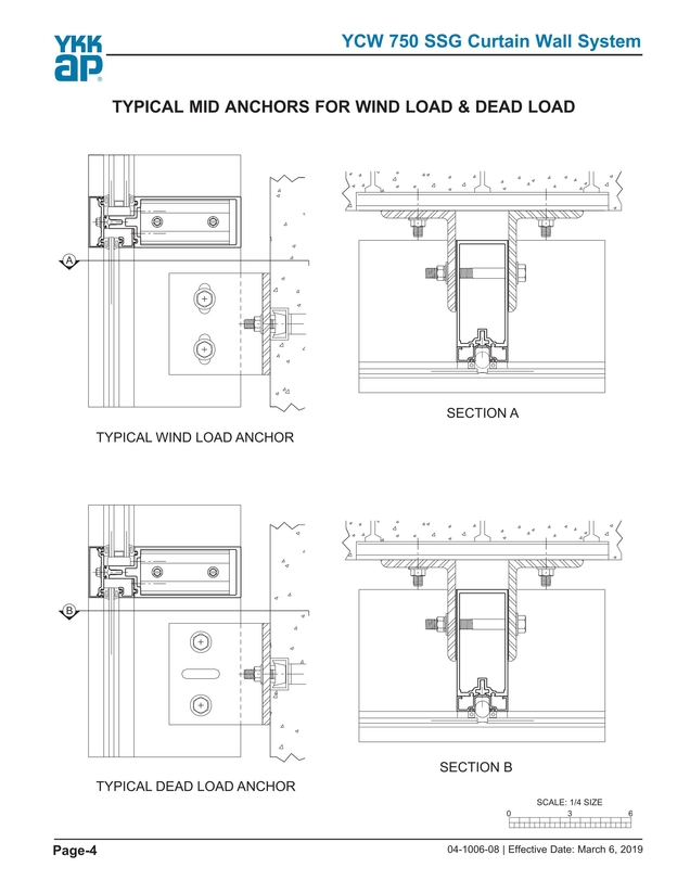 Curtain Wall Anchor Detail