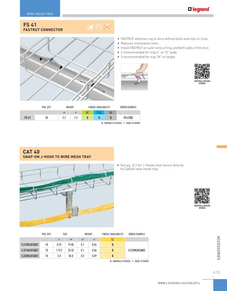 Cablofil Catalog - 2024/2025 - A.55