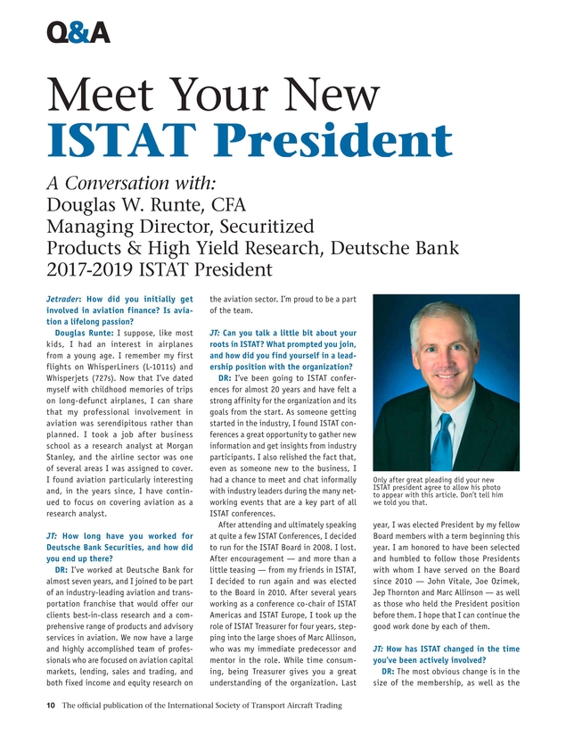 Summer 2017 - Q&A: Douglas W. Runte, CFA, Managing ...