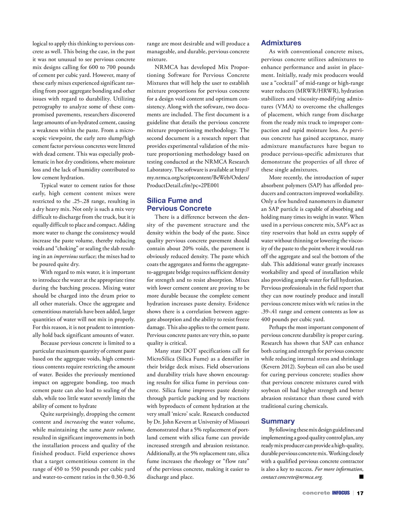 Concrete inFocus Winter 2015 16 17 Concrete inFocus Winter 2015 16 17