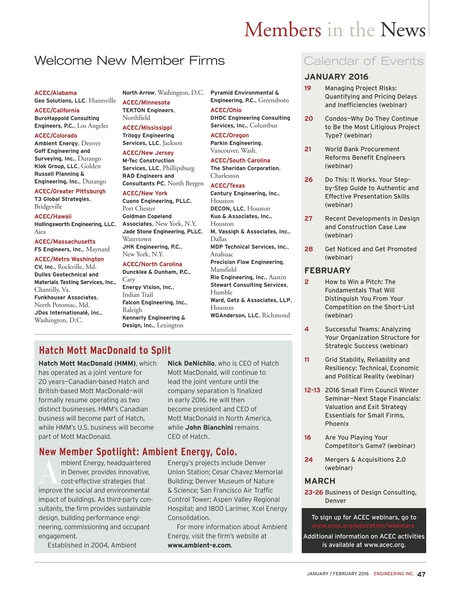 Pyramid Engineering Inc - Engineering Inc. - January/February 2016