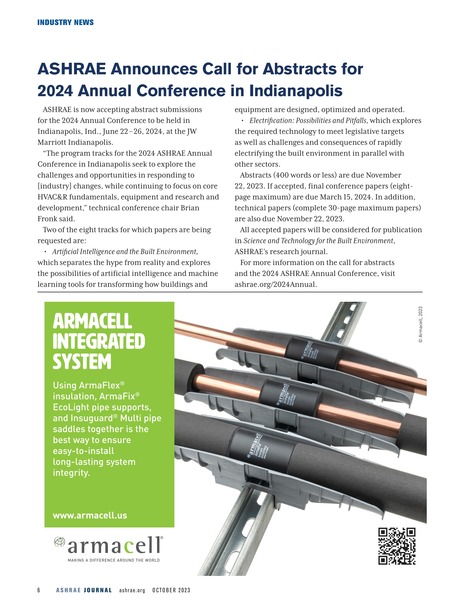 ASHRAE Journal - October 2023 - 6