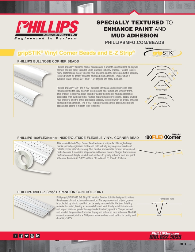 Awci S Member Catalog 2018 - Mini Bullnose Corner Bead Awci S Member Catalog 2018 - Mini Bullnose Corner Bead