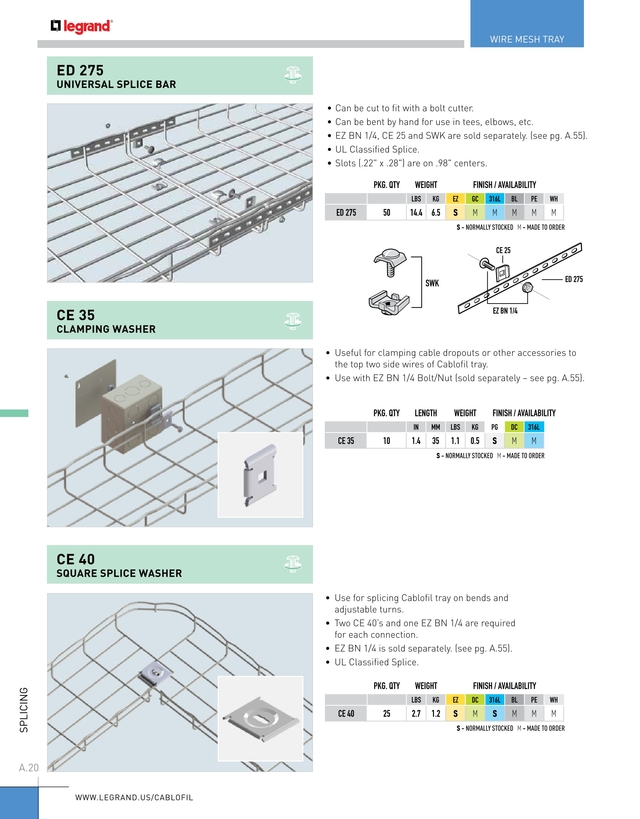 Cablofil Cable Management Catalog 2018, 60 OFF