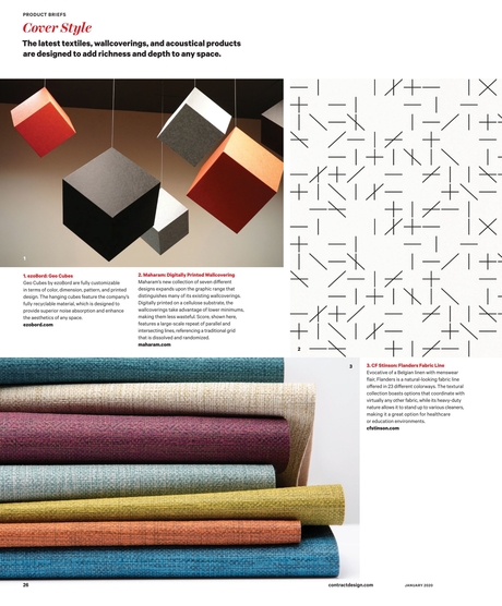 Contract Magazine - January 2020 - Product Briefs: Cover Style
