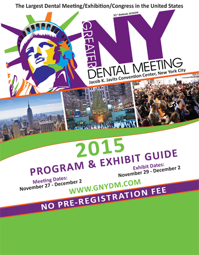 Greater New York Dental Meeting Program Guide 2015