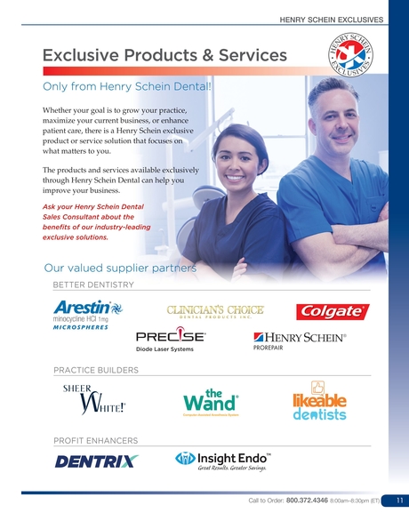 2018 Henry Schein Dental Merchandise Catalog - Exclusive Products