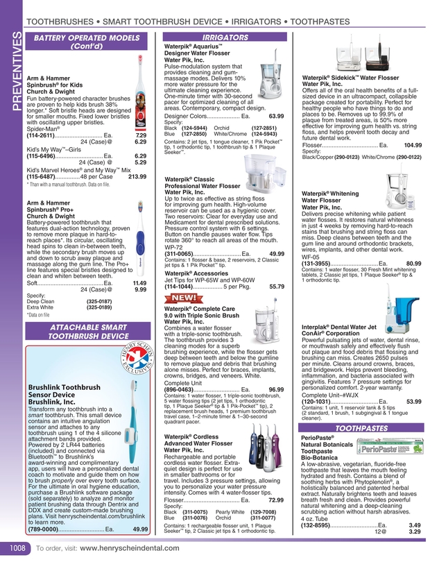 2020 Henry Schein Dental Merchandise Catalog - 1008