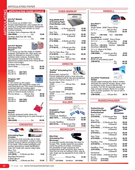 2021 2022 Henry Schein Dental Merchandise Catalog 32
