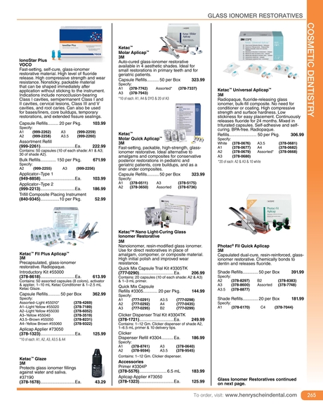 2021 2022 Henry Schein Dental Merchandise Catalog 265