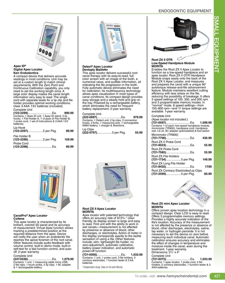 2021/2022 Henry Schein Dental Merchandise Catalog - 427