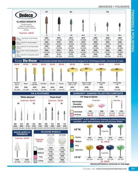 2021 2022 Henry Schein Dental Merchandise Catalog 497