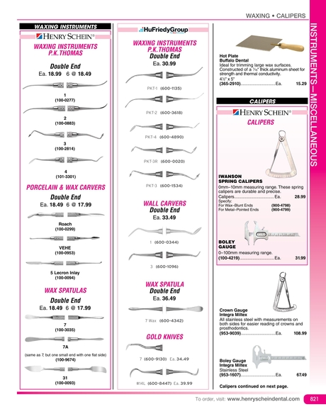 2021 2022 Henry Schein Dental Merchandise Catalog 821