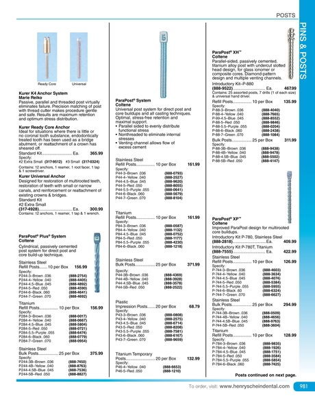2021 2022 Henry Schein Dental Merchandise Catalog 981