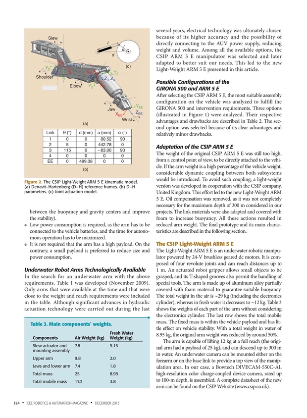 ieee papers on robotic arm