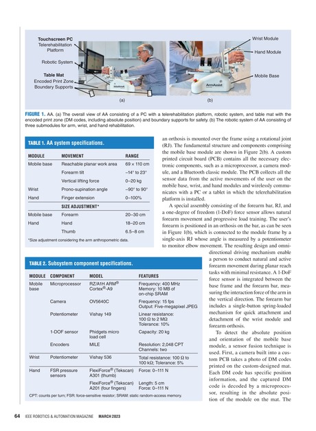 IEEE Robotics & Automation Magazine - March 2023 - 64