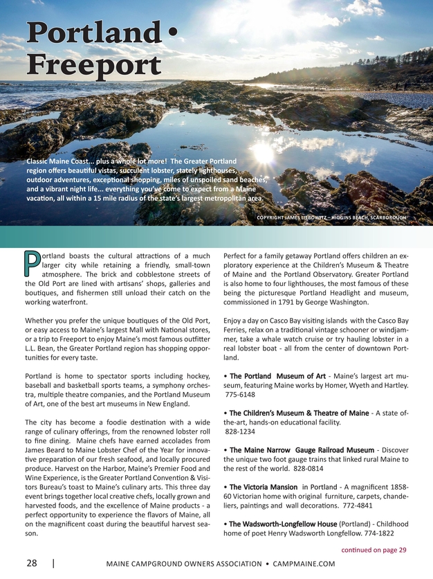 Official Maine Camping Guide 30