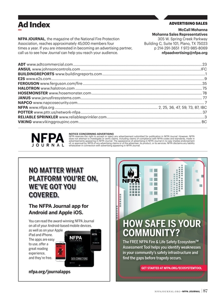 NFPA Journal - Fall 2021 - 87