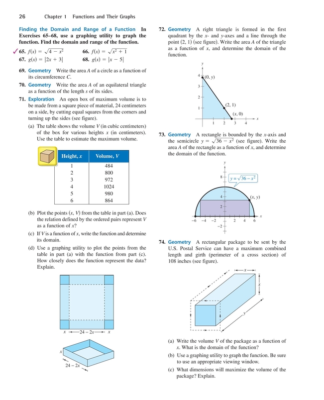 Precalculus With Limits A Graphing Approach